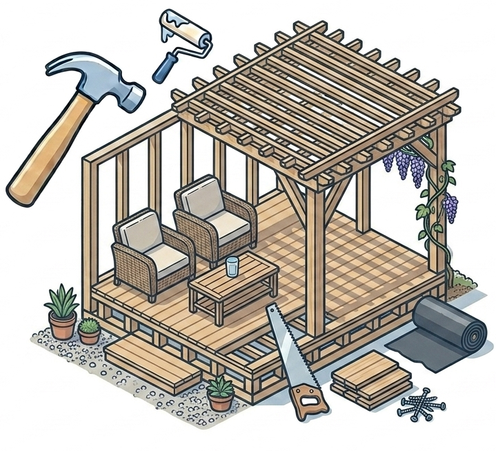 Deck & Pergoal